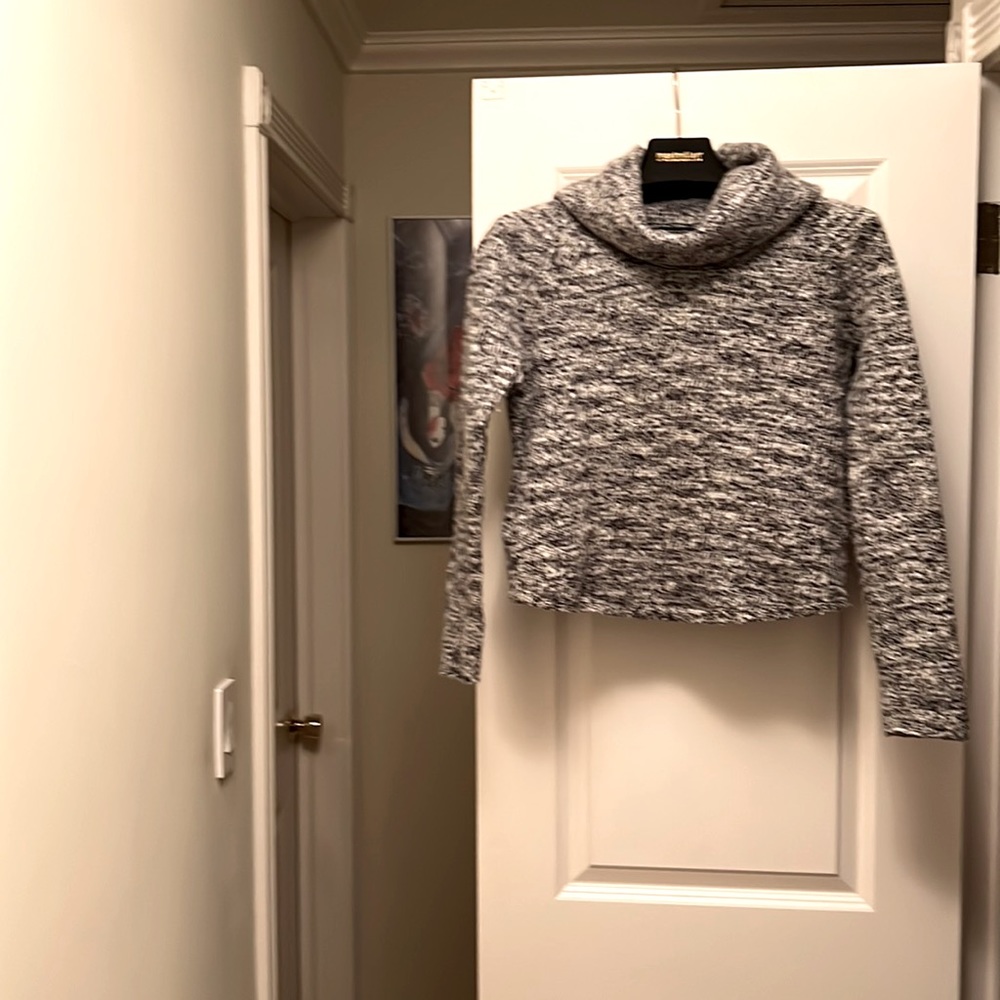 Banana Republic cropped cowlneck